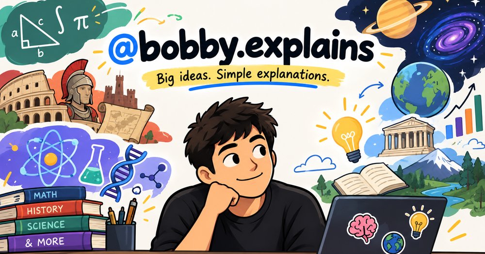 @bobby.explains: Big ideas. Simple explanations.